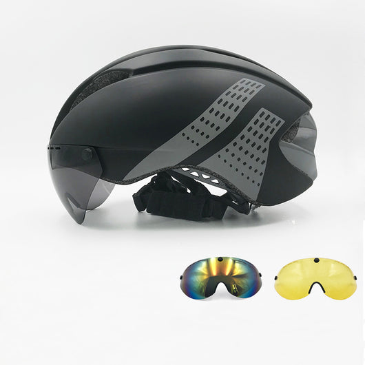 Casco de Ciclismo con Gafas Magnéticas Desmontables
