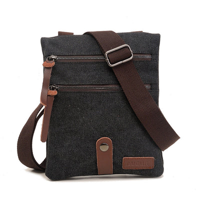 Bolso Bandolera Dual Hombre con Doble Compartimento