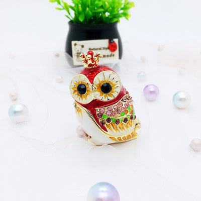 Joyero de Esmalte Decorativo - Caja Metálica Jaula de Pájaro - Image 9