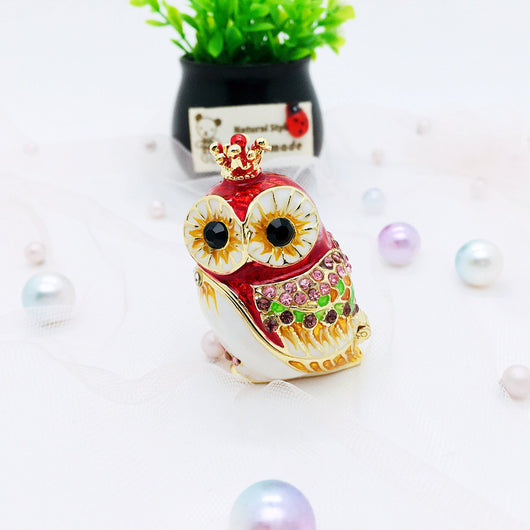 Joyero de Esmalte Decorativo - Caja Metálica Jaula de Pájaro - Image 9