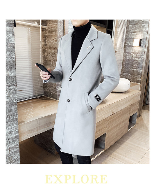 Abrigo de Invierno para Hombre en Algodón y Lana - Image 13
