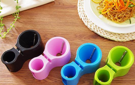 Rallador Espiral Doble con Afilador Integrado - Gadget Multifunción para Cocina - Image 4