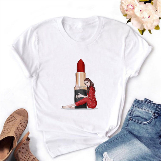 Playera Casual de Cuello Redondo Manga Corta - Image 3
