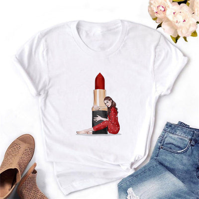 Playera Casual de Cuello Redondo Manga Corta - Image 3