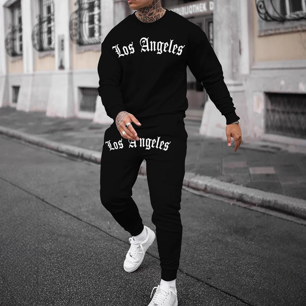 Suéter Deportivo Retro con Estampado Digital para Hombre