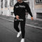 Suéter Deportivo Retro con Estampado Digital para Hombre