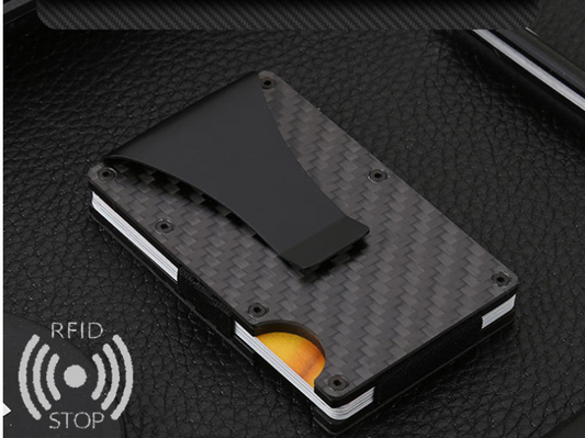 Cartera de Tarjetas de Fibra de Carbono con Bloqueo RFID y Protección Antimagnética - Image 2