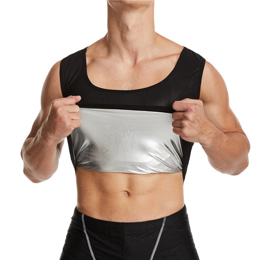 Chaleco Reductor Plateado para Esculpir el Cuerpo
