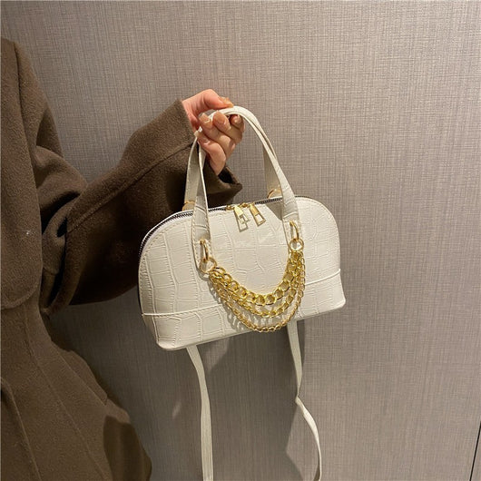 Bolso de Hombro con Patrón de Piedra y Cadena Personalizada - Image 10