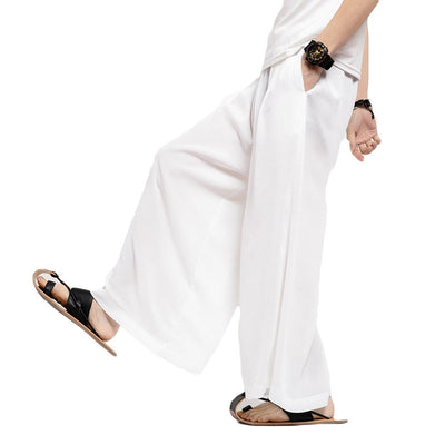 Pantalones Casuales Rectos Holgados Inspirados en Estilo Asiático - Image 4