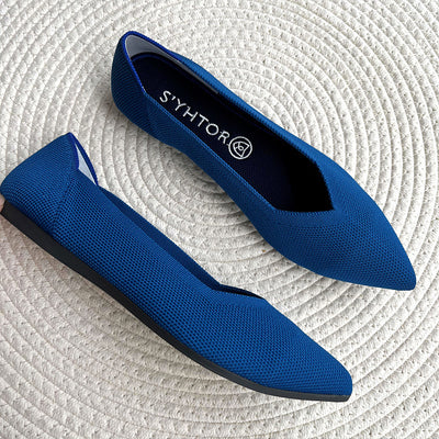 Zapatos de Tacón Punta Fina Tejidos Livianos para Mujer - Image 25