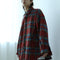 Camisa de Cuadros Retro de Lana Gruesa Unisex