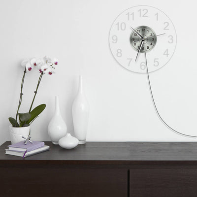 Reloj de Pared Acrílico Transparente con Luces LED Coloridas - Image 4