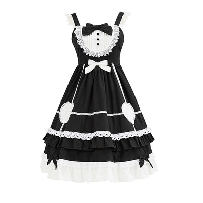 Vestido Lolita JSK Dulce Snow White con Brócado de Jardín - Image 10