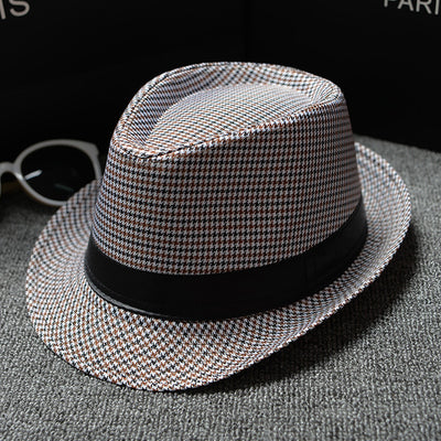 Gorra de Cuadros Houndstooth Clásica para Hombre - Estilo Europeo y Americano - Image 7