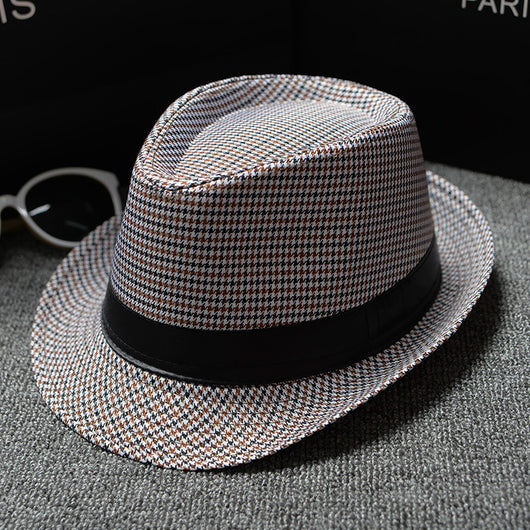 Gorra de Cuadros Houndstooth Clásica para Hombre - Estilo Europeo y Americano - Image 7