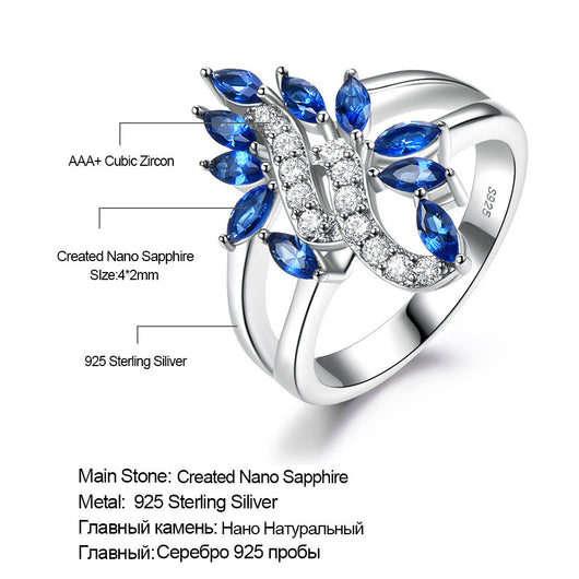 Anillo de Personalidad Floral Cóctel Romántico - Image 3