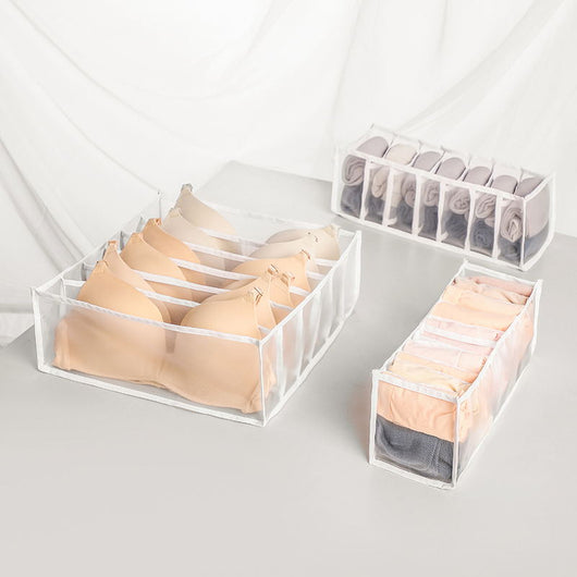 Organizador de Ropa Interior con Divisiones - Caja de Almacenamiento para Closet - Image 3