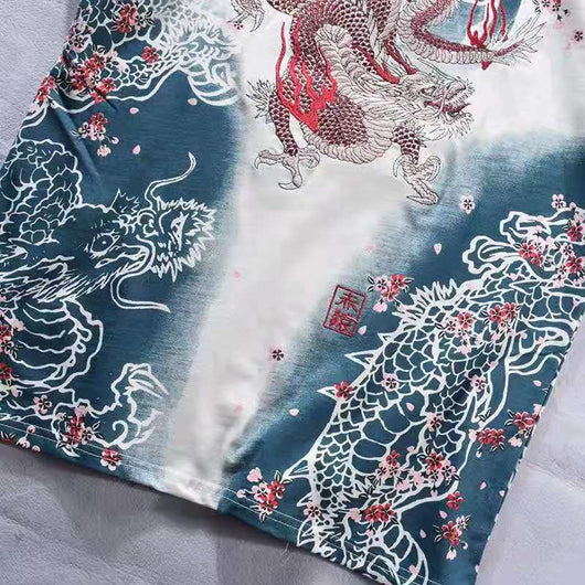 Playera Bordada para Parejas Estilo Coreano con Diseño Tatuaje - Image 9