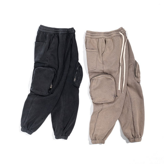 Pantalones Casuales Holgados con Forro Polar para Hombre - Image 12