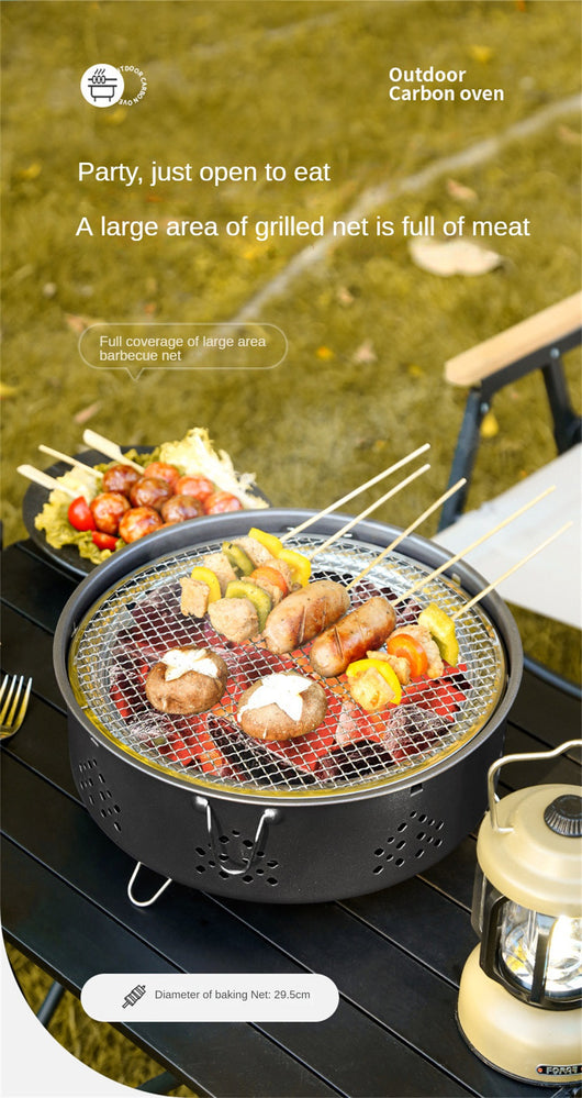 Parrilla Portátil de Acero Inoxidable para Camping y Asados al Aire Libre - Image 17