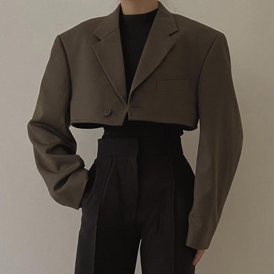Blazer Corto Ejecutivo para Mujer