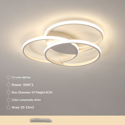 Lámpara de Techo LED Estilo Nórdico para Recámara Principal - Diseño Moderno e Inteligente - Image 10