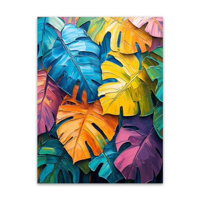 Cuadro Decorativo Pintura al Óleo Artesanal - Tortuga Dopamina con Bambú Verde - Image 3