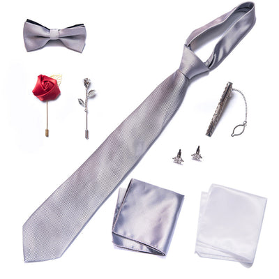 Conjunto de 8 Piezas de Corbatas para Traje Formal de Hombre - Image 67