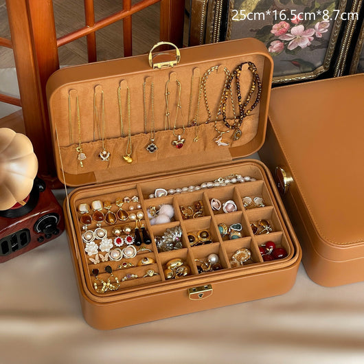 Caja de Almacenamiento Vintage para Joyas de Gran Capacidad - Image 10