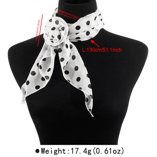 Pañuelo de Seda Estampado Leopardo y Lunares - Diseño Premium Rosa - Image 8