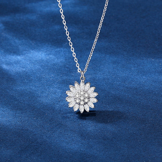 Collar Clavícula Girasol Oro Platinum Damira - Image 2