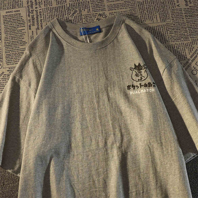 Playera a Juego para Pareja - Diseño Casual Americano Oversize - Image 5