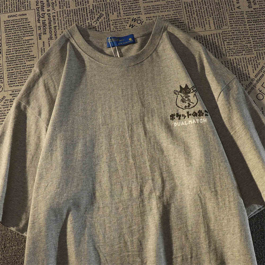 Playera a Juego para Pareja - Diseño Casual Americano Oversize - Image 5