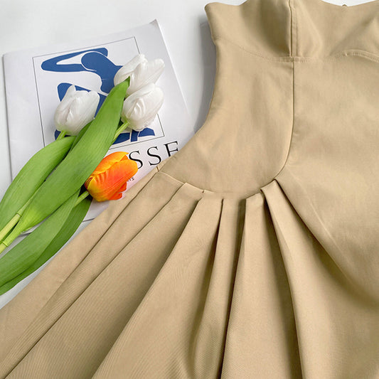 Vestido Tipo Tirantes con Cintura Francesa - Estilo Dulce y Elegante - Image 2