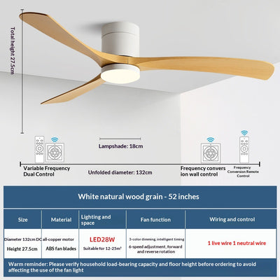 Ventilador de Techo con Luz Integrada Moderno y Minimalista - Image 12