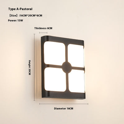 Lámpara LED Impermeable para Balcón y Jardín - Diseño Moderno Minimalista - Image 19