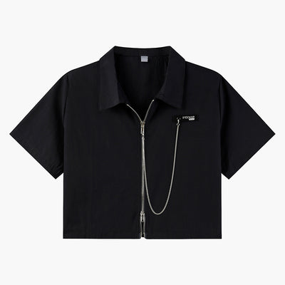 Blusa Suelta Casual de Manga Corta para Mujer - Image 3