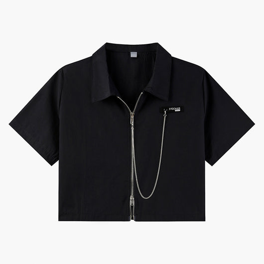 Blusa Suelta Casual de Manga Corta para Mujer - Image 3