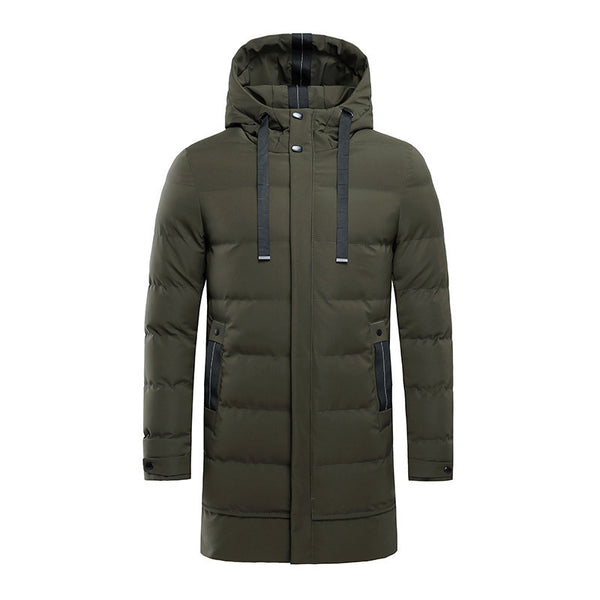 Chamarra de Invierno para Hombre Acolchada con Capucha
