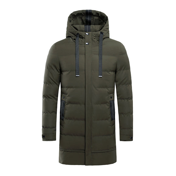 Chamarra de Invierno para Hombre Acolchada con Capucha