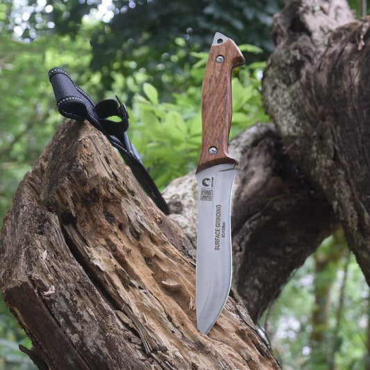 Cuchillo de Camping de Alta Dureza - Compañero Esencial para Aventuras