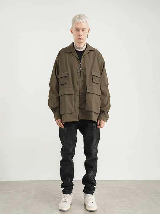 Chaqueta de Trabajo Impermeable con Bolsillos Funcionales para Pesca - Image 5