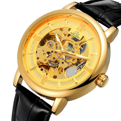 Reloj Mecánico Hombre Estilo Europeo Diseño Calado Elegante - Image 4