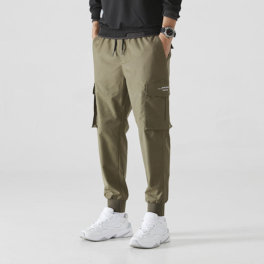 Pantalones Casuales Holgados con Bolsillos Múltiples y Tela Transpirable - Image 10