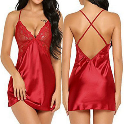 Pijama Sexy de Encaje Europeo - Conjunto Íntimo Elegante para Mujer - Image 6