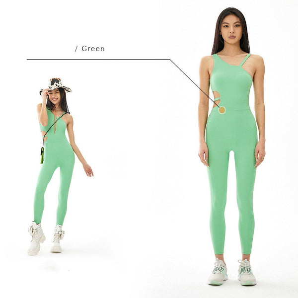 Traje de Yoga Espalda Descubierta Ajustado y Transpirable