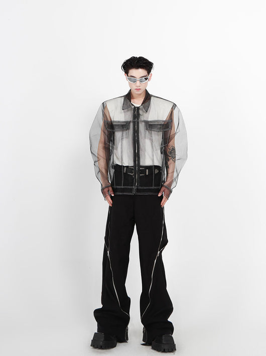Abrigo Largo Punk Street para Hombre - Manga Larga Estilo Senior - Image 8