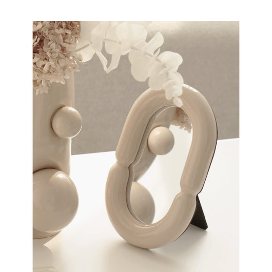 Espejo Decorativo de Cerámica para Escritorio - Diseño Home Fashion - Image 7
