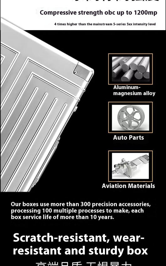 Maleta de Viaje Premium en Aluminio y Magnesio con Ruedas Giratorias Universales - Image 8